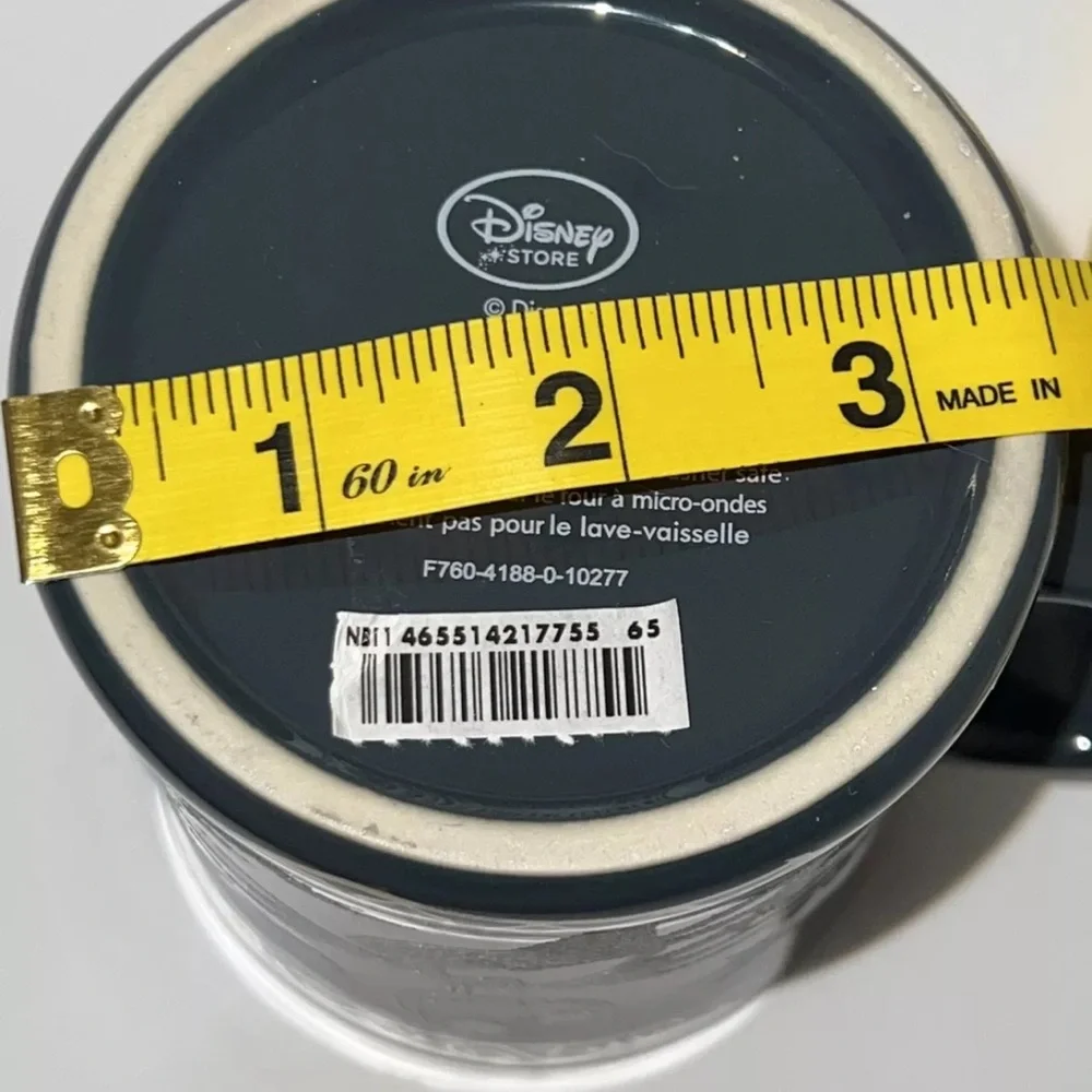 Disney Store Nightmare Before Christmas‎ Halloween Graveyard Glitter Mug NEW